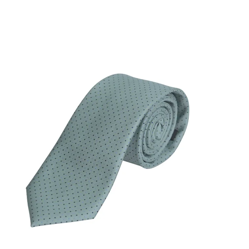 Prince Oliver Γραβάτα Πουά Πράσινη (Φάρδος 7 cm)