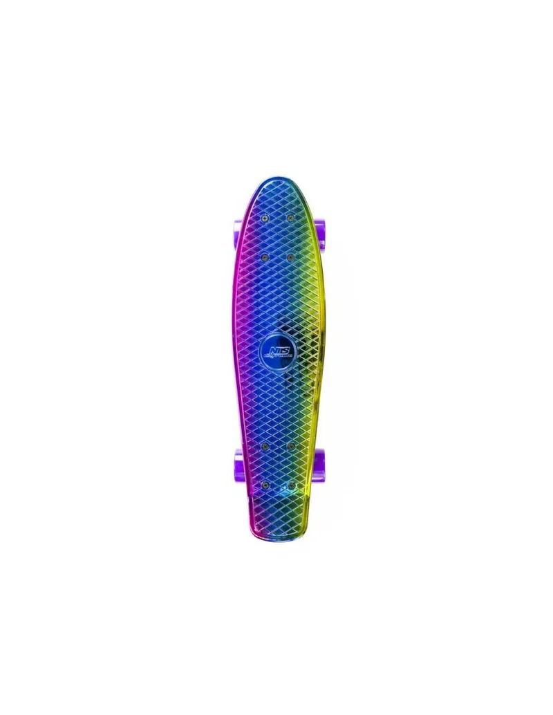 Skateboard Nils Extreme ELECTROSTYLE PENNYBOARD PNB01 RAINBOW