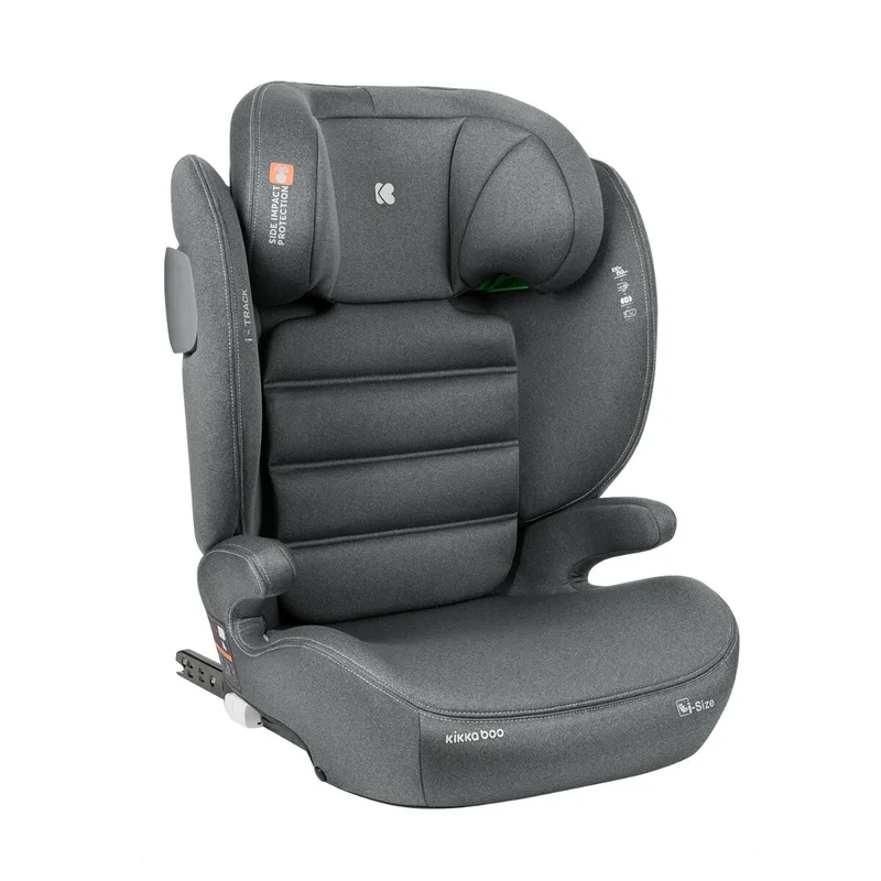 Κάθισμα Αυτοκινήτου ISOfix (100-150εκ. Ύψος) Kikka Boo i-Track i-size Dark Grey