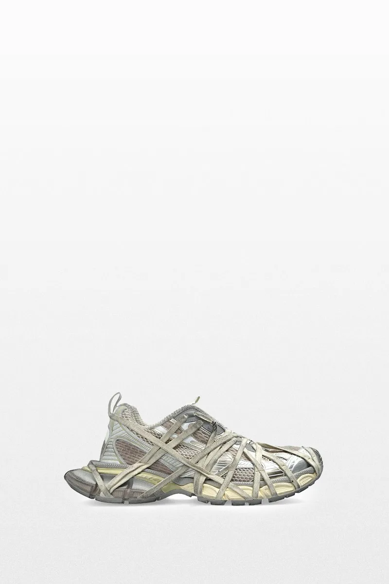 BALENCIAGA Ανδρικό Λευκό 3XL Extreme Lace-Up Sneakers