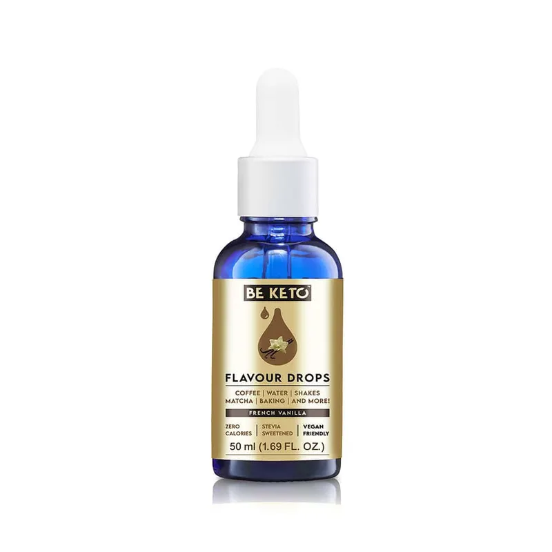 Beketo Flavour Drops Στέβια Γαλλική Βανίλια (50ml)