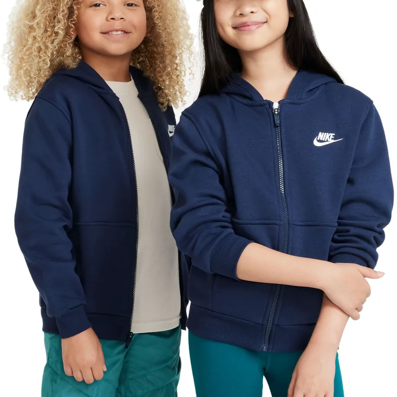 Nike Sportswear Club Fleece Big Kids' Full-Zip Hoodie