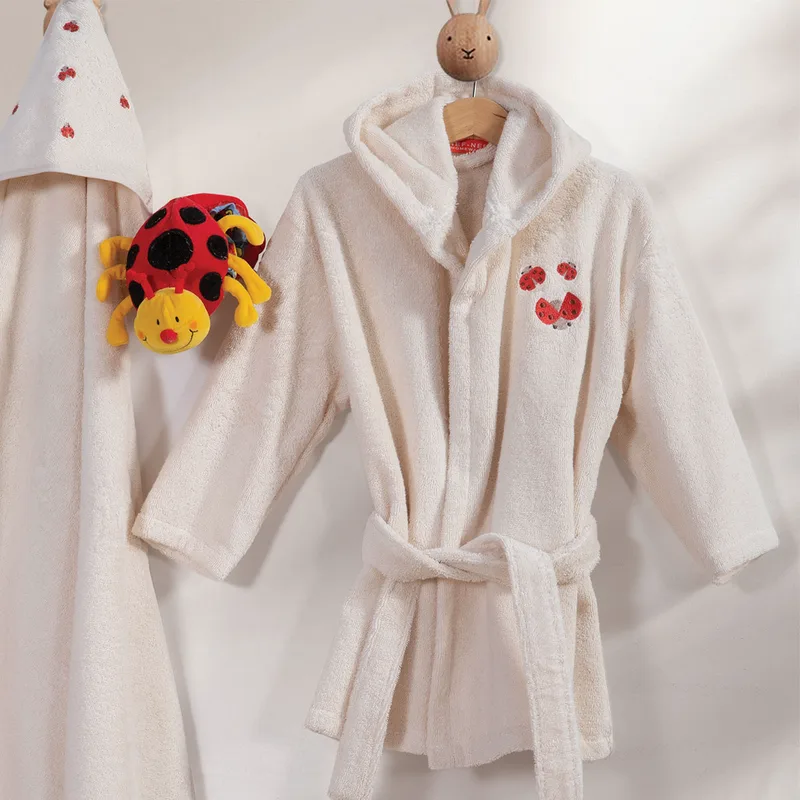 Βρεφικό Μπουρνούζι Nef-Nef Homeware Ladybug Νο04 Νο04