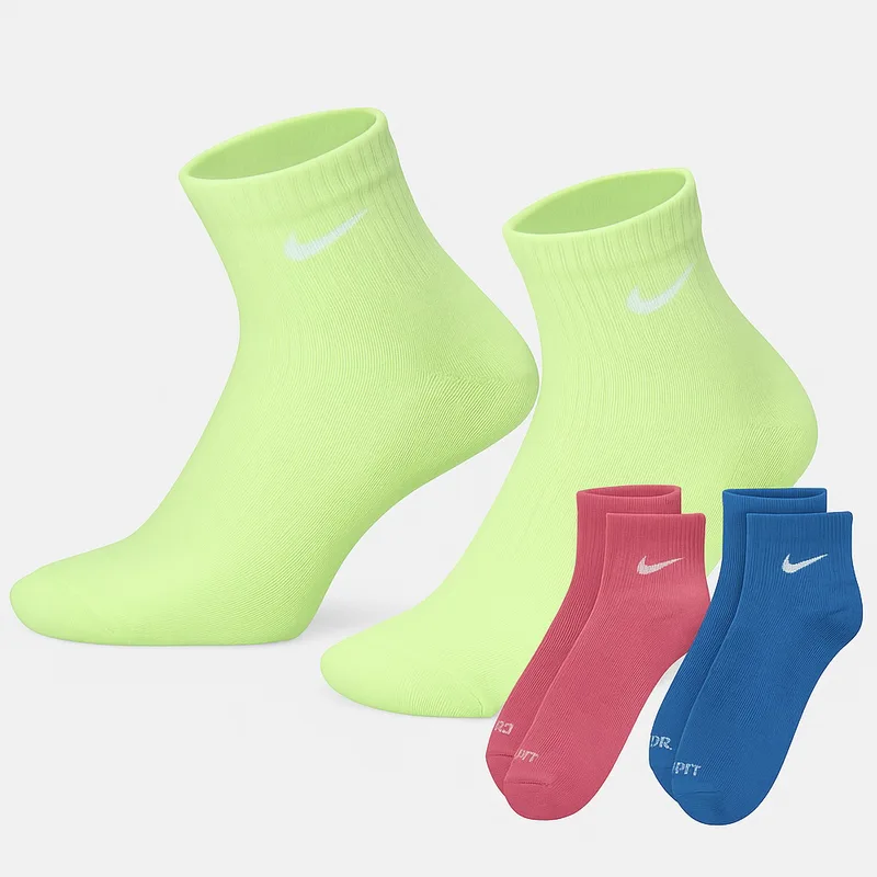 Nike Everyday Plus Cushioned Training Ankle Socks x 3