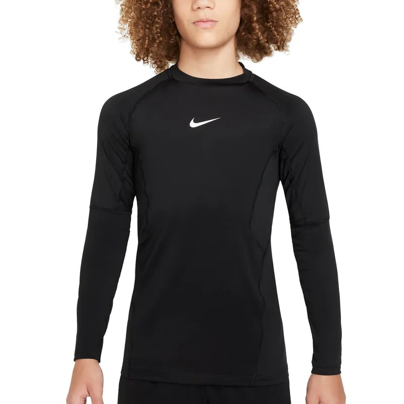 Nike Pro Big Kids' Dri-FIT Long-Sleeve Top