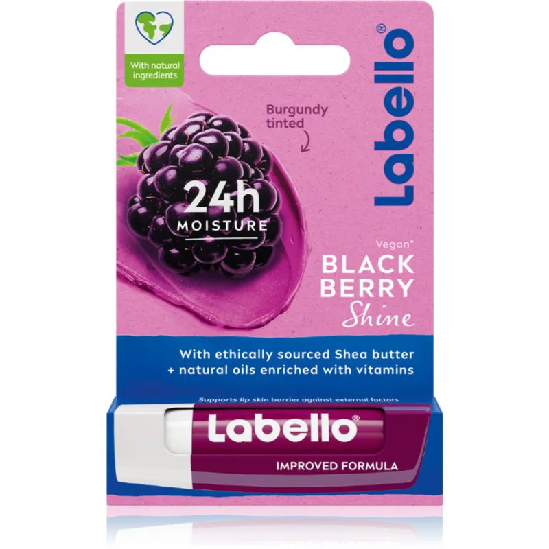 Labello Blackberry Shine ενυδατικό βάλσαμο για τα χείλη 4.8 γρ