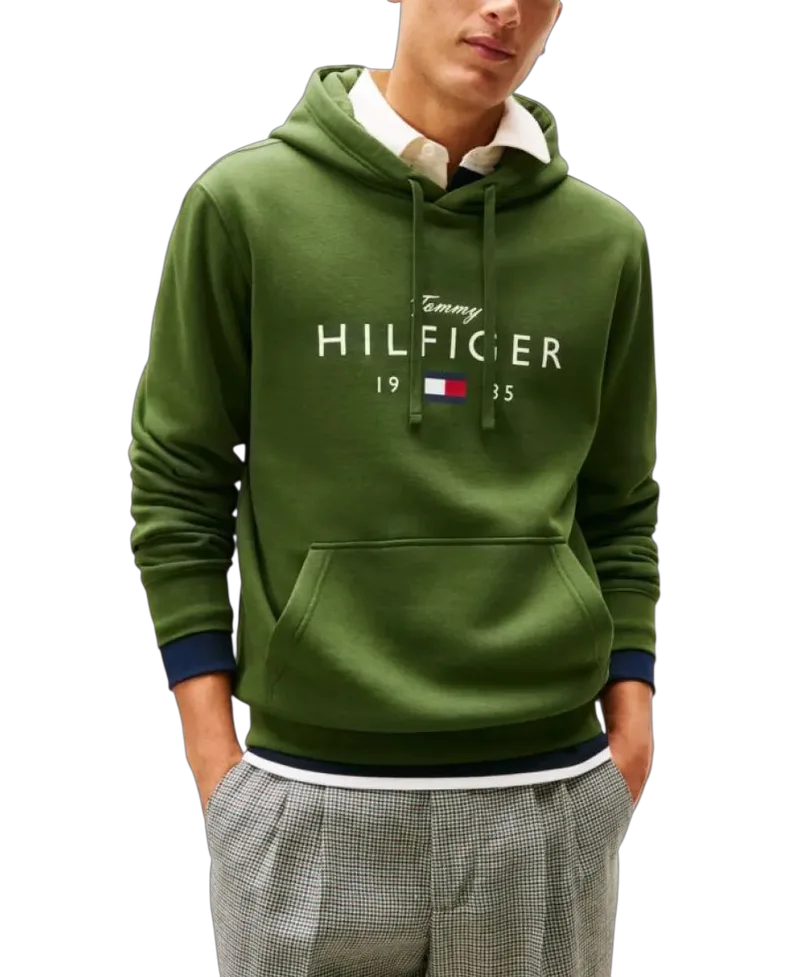 Ανδρικό Φούτερ Πράσινο Tommy Hilfiger MW0MW41427-L01