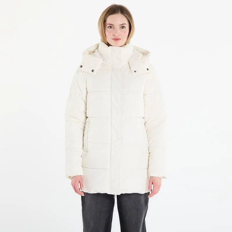 Παλτό Desigual Padded Cadera Flock Coat White XS