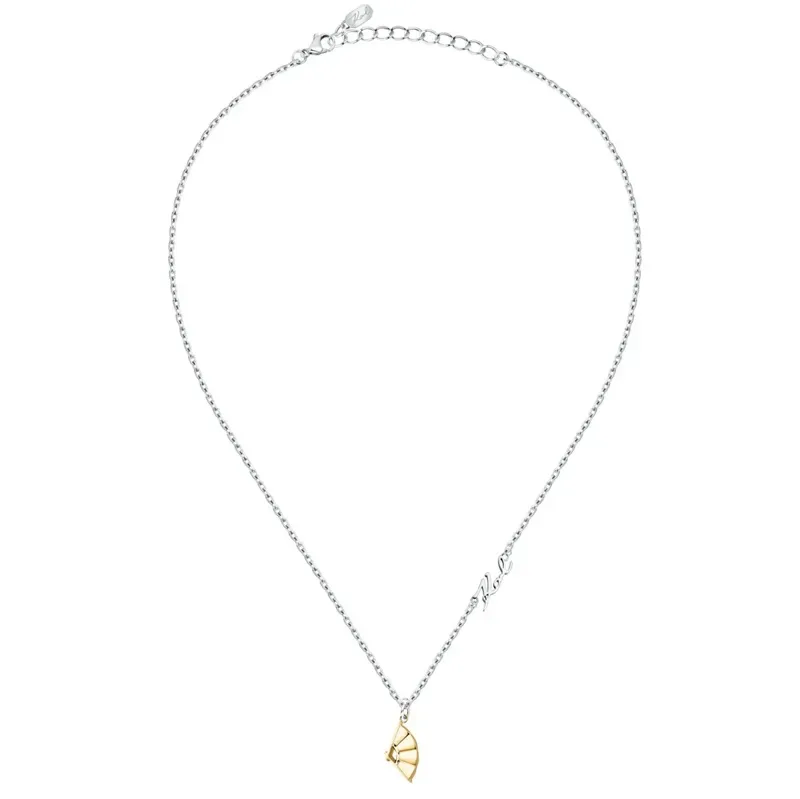 Γυναικείο κολιέ με κρεμαστή βεντάλια Karl Lagerfeld Charms KLAYD07 KLAYD07 Ατσάλι