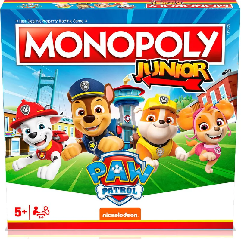 MONOPOLY JUNIOR WINNING MOVES PAW PATROL (WM04163-GRK)