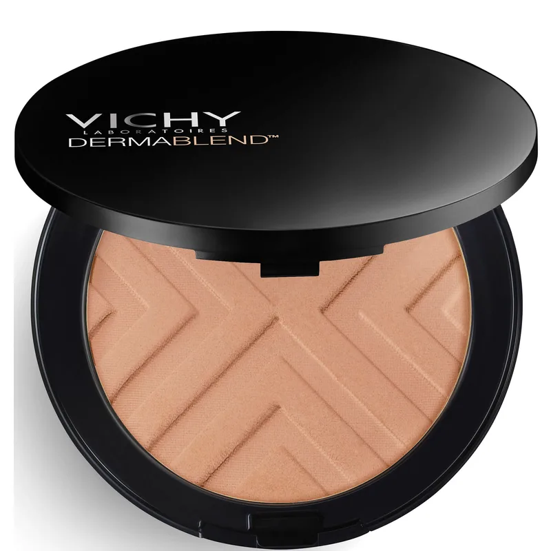 Vichy Dermablend Covermatte Make-Up Spf 25 Υψηλή Κάλυψη σε Μορφή Πούδρας για Λιπαρές Επιδερμίδες με Τάση Ακμής 9.5gr - 45 Χρυσό