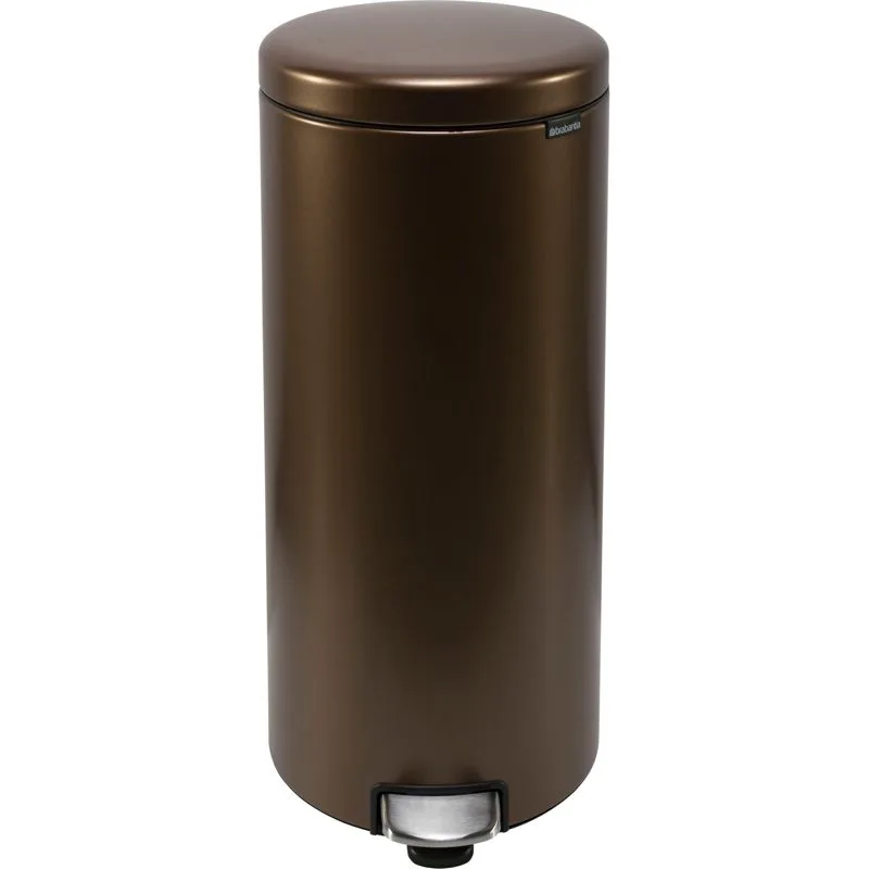 Brabantia NewIcon Pedal Bin 30 Liter Warm Bronze