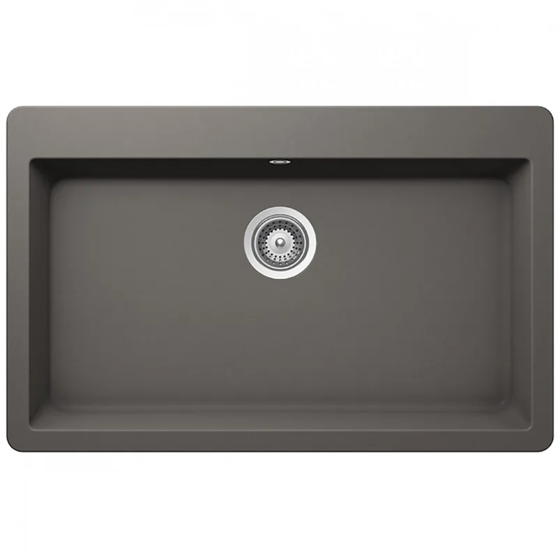 Νεροχύτες Schock Cristadur Mono 15090-1442 Silverstone (83,8X53cm)
