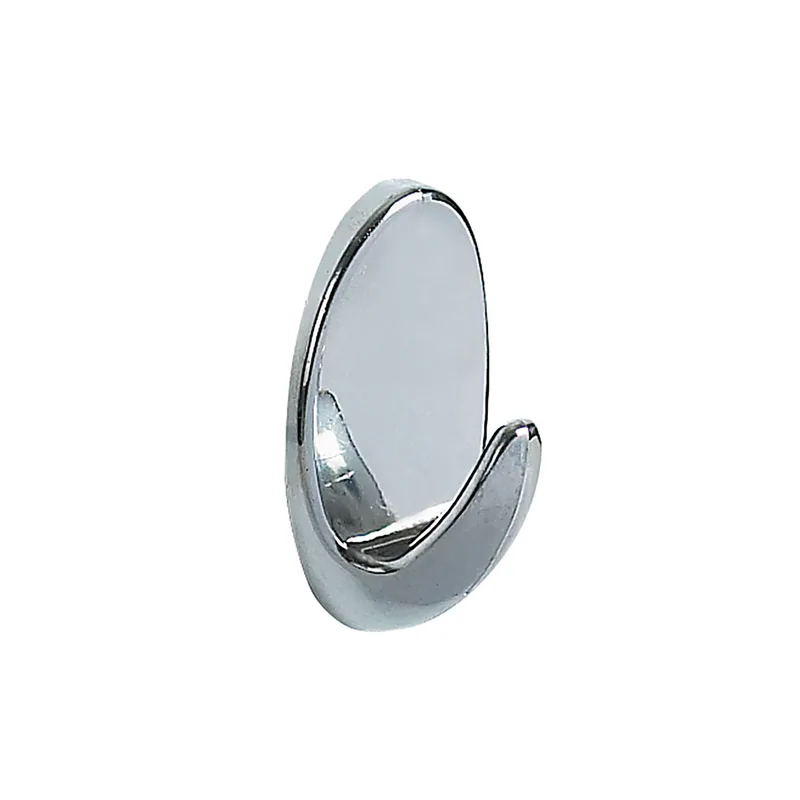 Κρεμαστράκια Αυτοκόλλητα (Σετ 2τμχ) Spirella 05255.001 Oval Chro