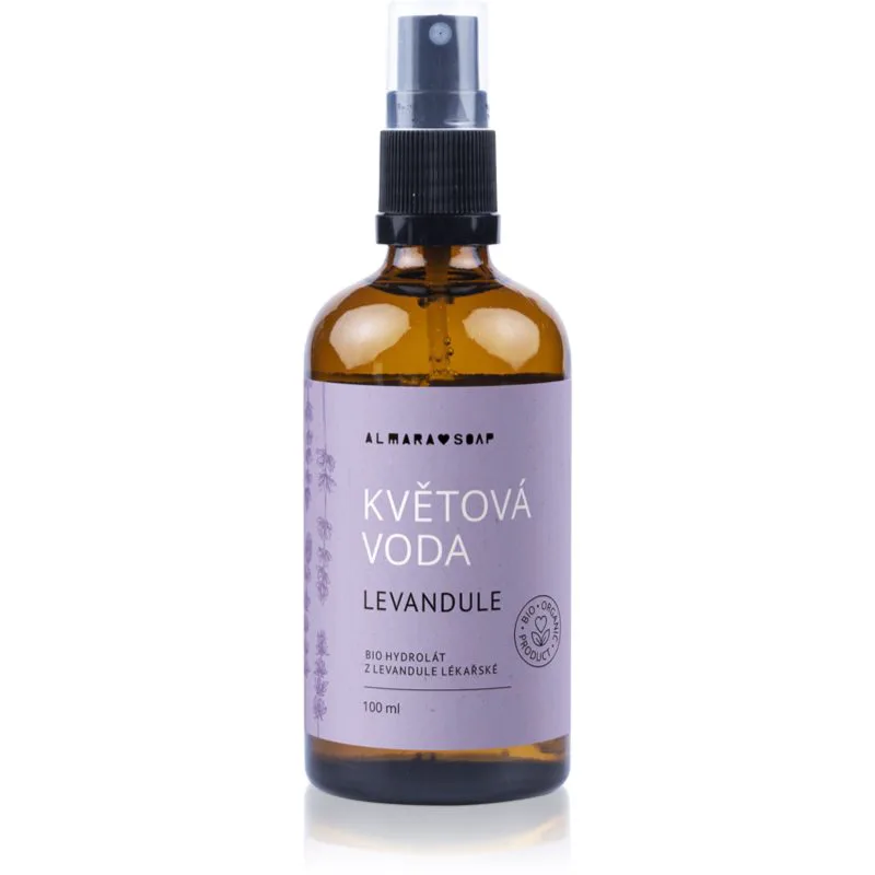 Almara Soap Floral Water Lavender νερό προσώπου για να καταπραύνει την επιδερμίδα πρόσωπου 100 ml