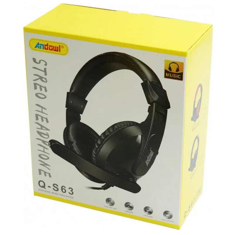 ακουστικά andowl q-s63 gaming headset (3.5mm)