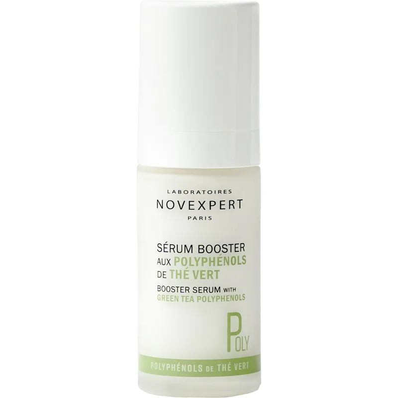 Novexpert Whitening  Green Tea Polyphenols Booster Serum Λευκαντικός Ορός με Πολυφαινόλες Πράσινου Τσαγιού 30ml