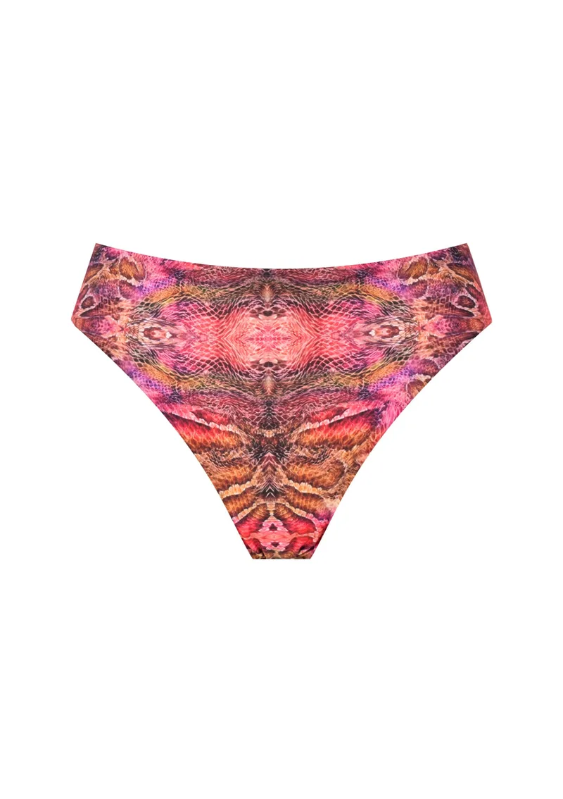 Crool Μαγιό Σλιπ Snake Print Χωρίς Ραφές - Πολύχρωμο