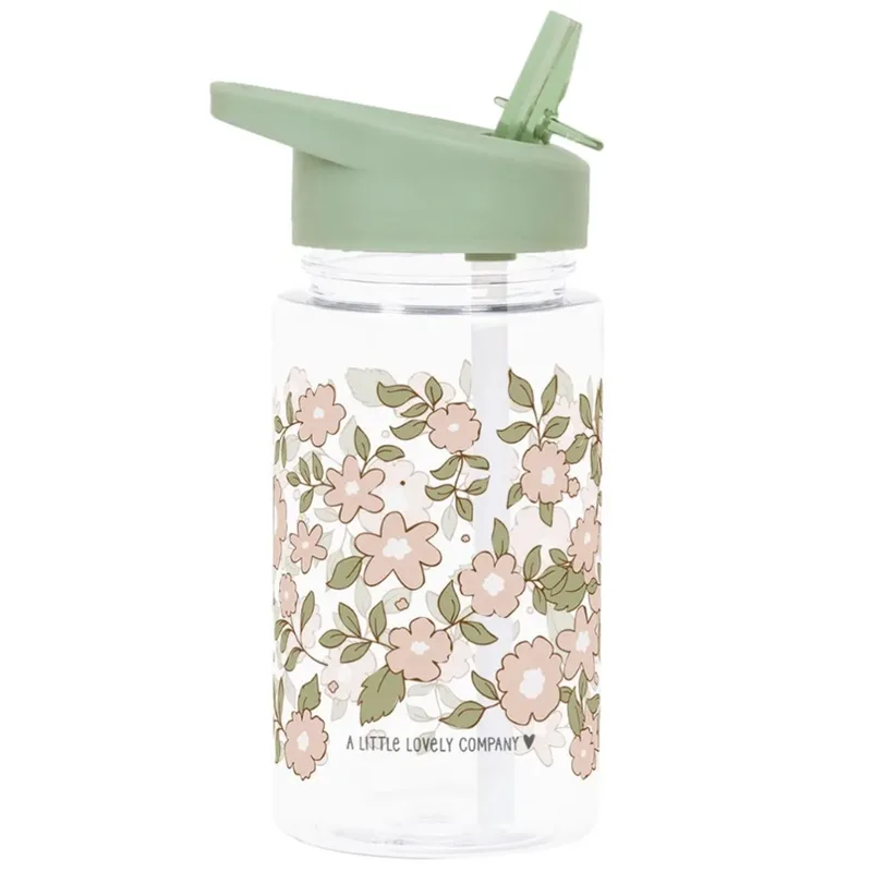 Παγούρι 450ml Με Καλαμάκι Α Little Lovely Company Blossom Sage DBBLSA45