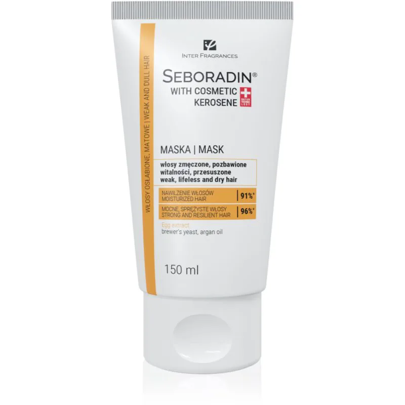 Seboradin With Cosmetic Kerosene μάσκα για την ενίσχυση και λάμψη μαλλιών 150 ml