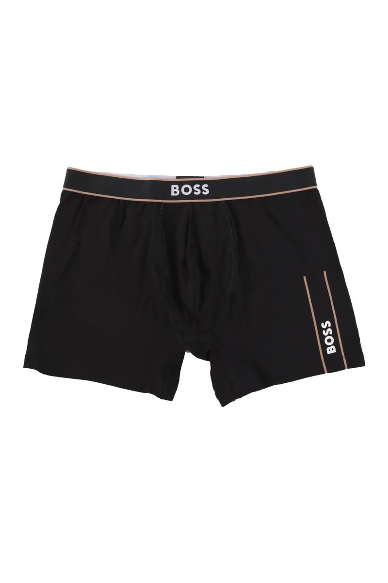 BOSS ΕΣΩΡΟΥΧΟ BOXER BR 24 LOGO ΜΑΥΡΟ