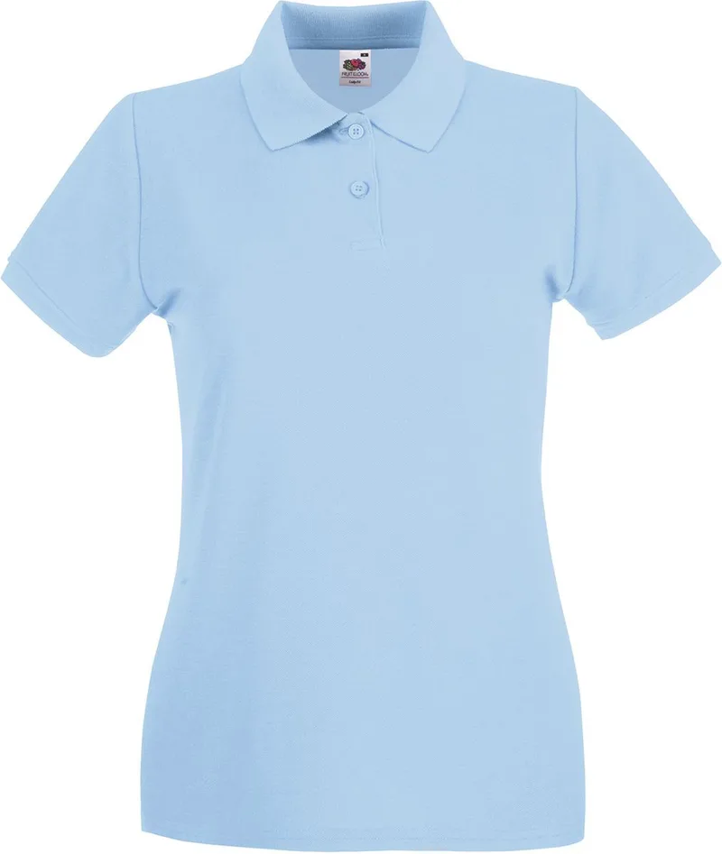 Lady-Fit Premium Polo Fruit of the Loom 63-030-0 Sky Blue
