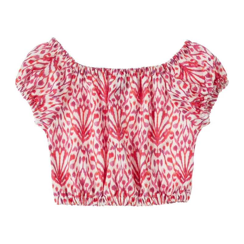 GIRL'S CROP TOP IKAT