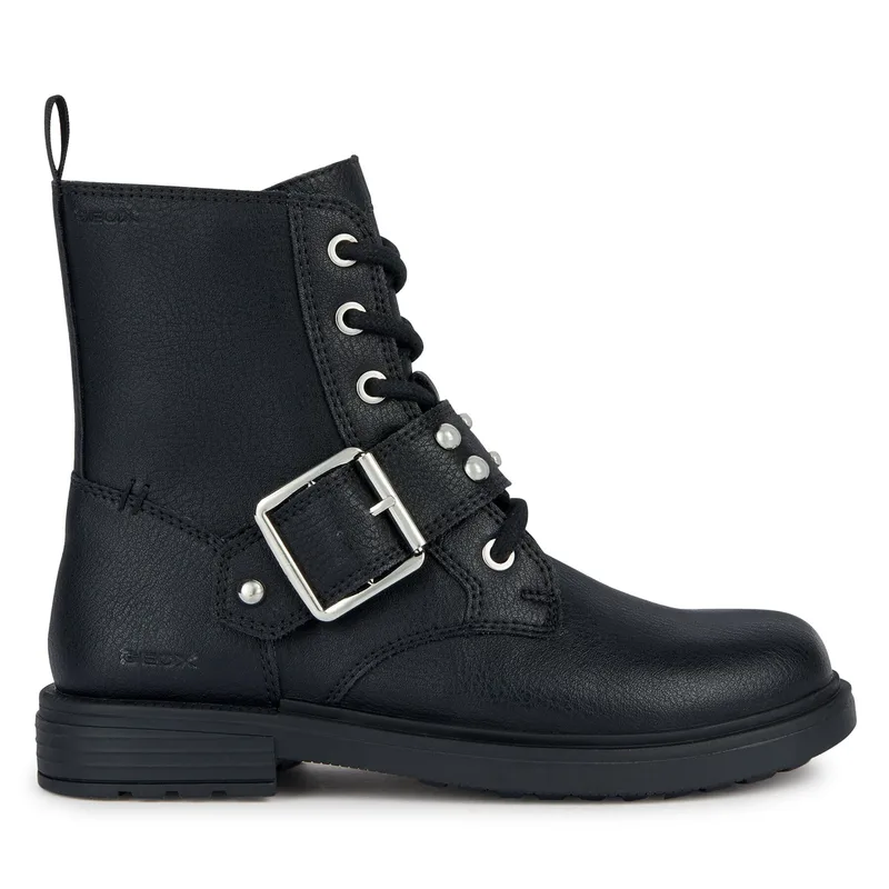 Μποτάκια Geox J Eclair Girl J369QD 000BU C9999 M Μαύρο
