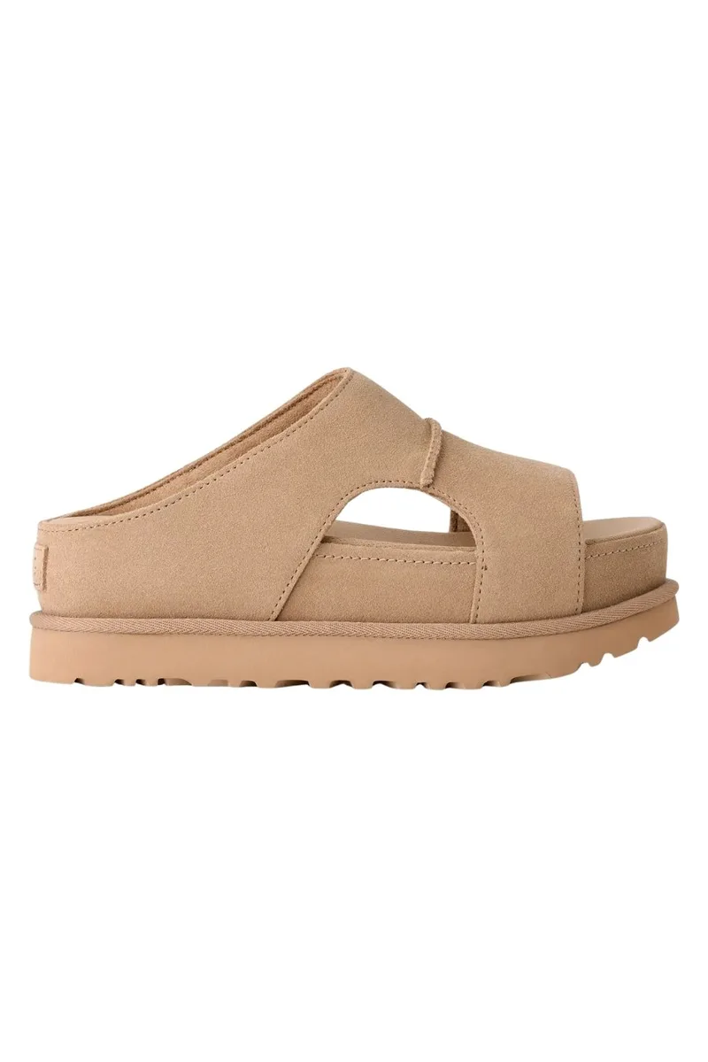 UGG Γυναικεία Goldenstar Hi Cutout Slides - Παντόφλες- Μπεζ-1175132-BEIGE