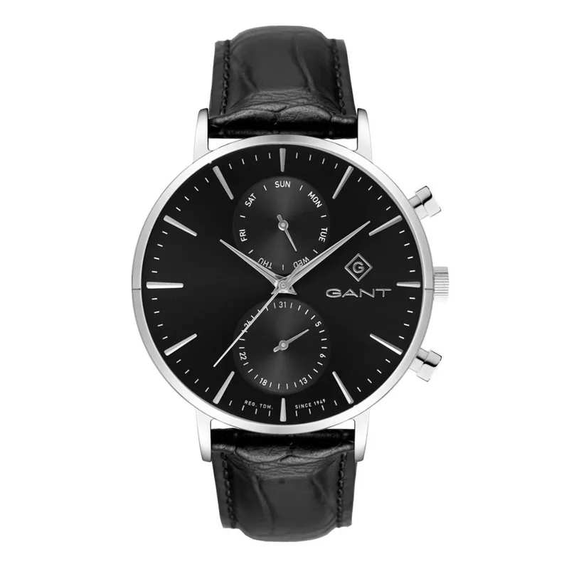 GANT Park Hill Black Leather Strap G121011