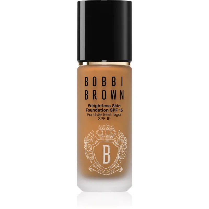 Bobbi Brown Weightless Skin Foundation SPF 15 μακράς διαρκείας μεικ απ με ενυδατικό αποτέλεσμα απόχρωση Neutral Almond 30 ml