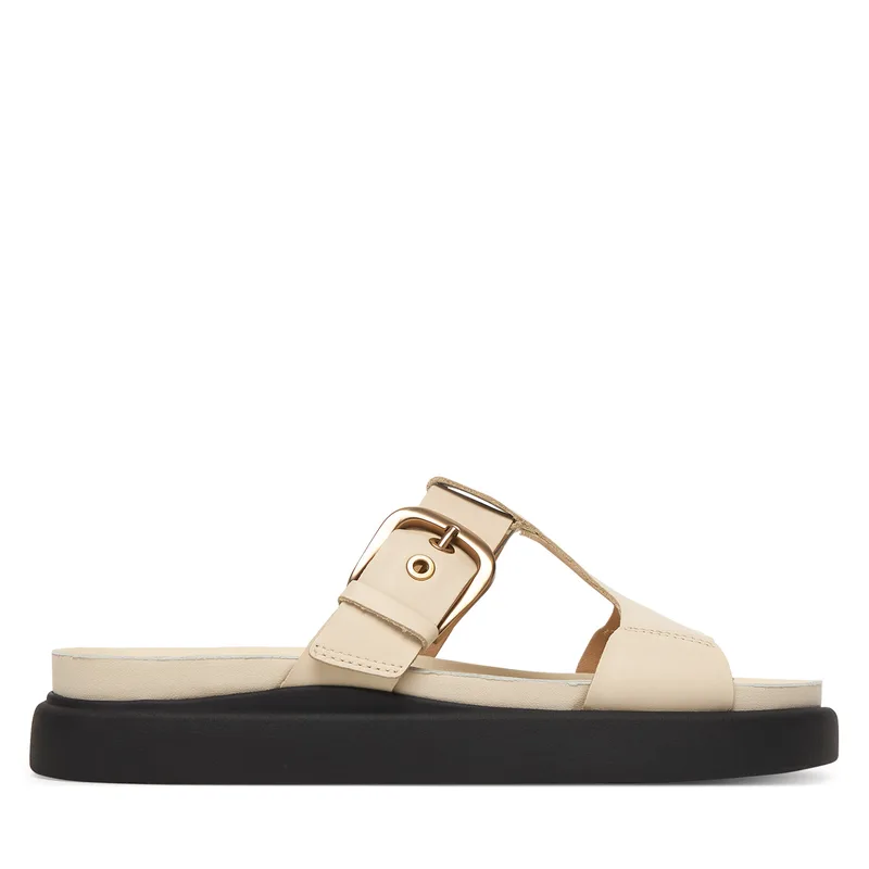 Παντόφλες Clarks Aristella West 26185812 Εκρού
