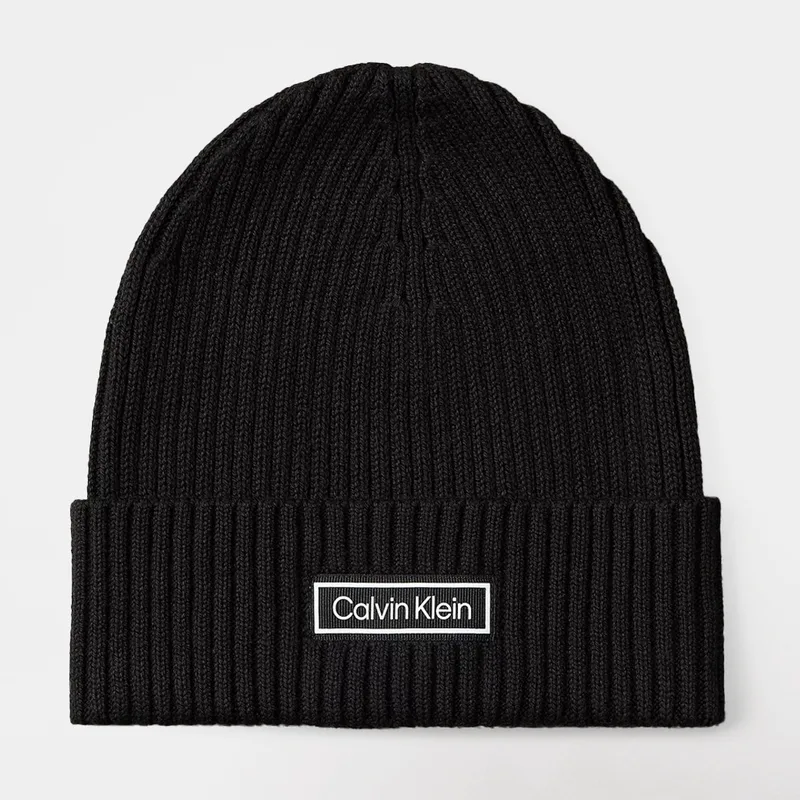 Calvin Klein Patch Chunky Rib Σκούφος (9000250285_1469)