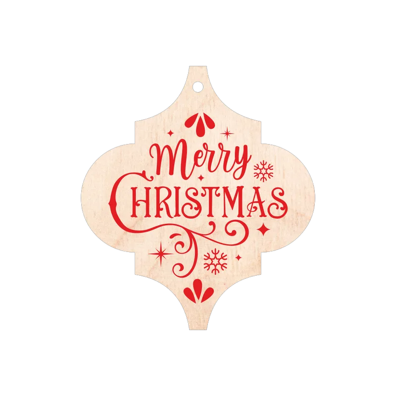 ΞΥΛΙΝΟ ΕΚΤΥΠΩΜΕΝΟ UV MERRY CHRISTMAS