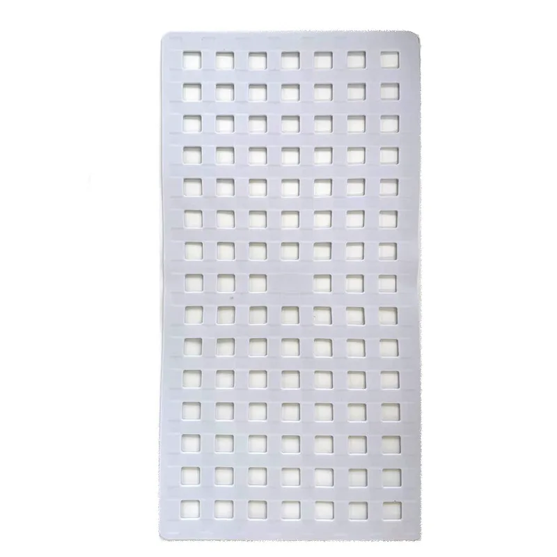 Αντιολισθητικό Πατάκι Μπανιέρας (37x72) Octopus Square Λευκό