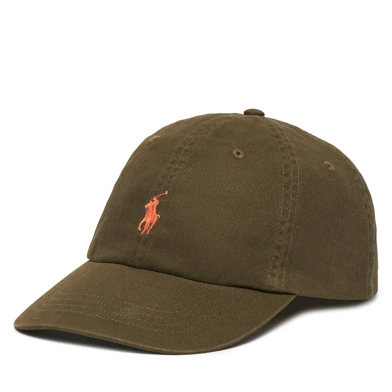 Καπέλο Jockey Polo Ralph Lauren 211912843006 Χακί