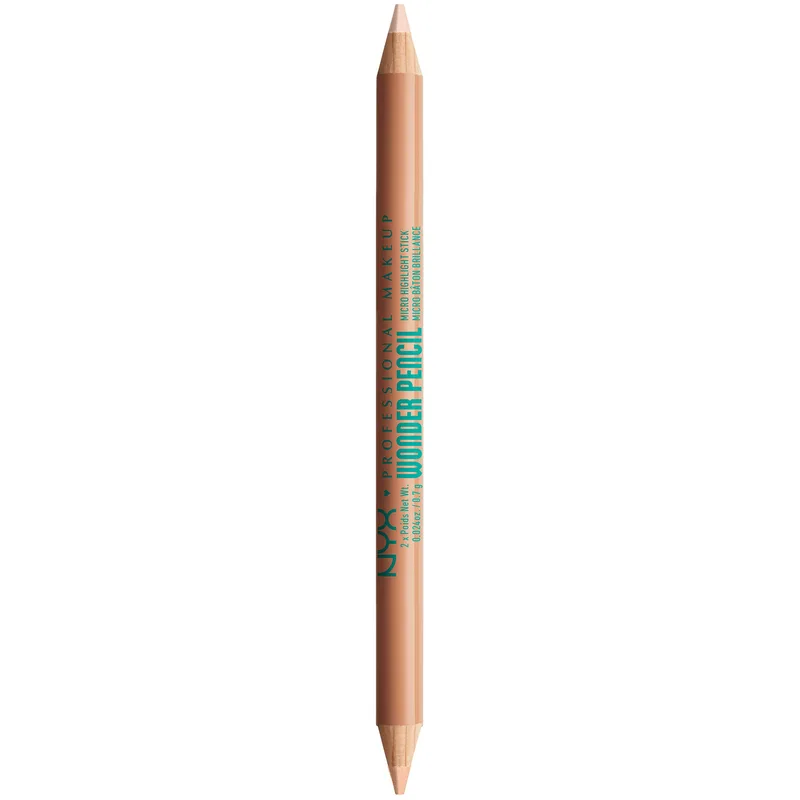 Nyx Professional Makeup Wonder Pencil Dual-Ended Highlighter and Concealer Stick Μολύβι Διπλής Όψης Highlighter & Concealer 0,7g