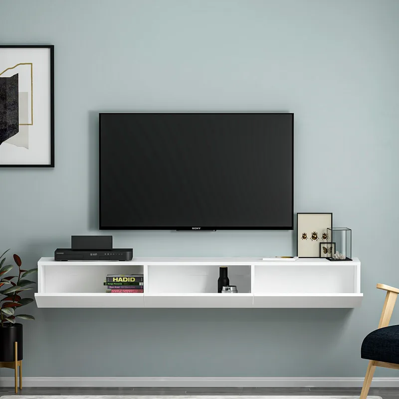 Βάση Τηλεόρασης Terra - White 382Nrc1509 (180x26x31,4)