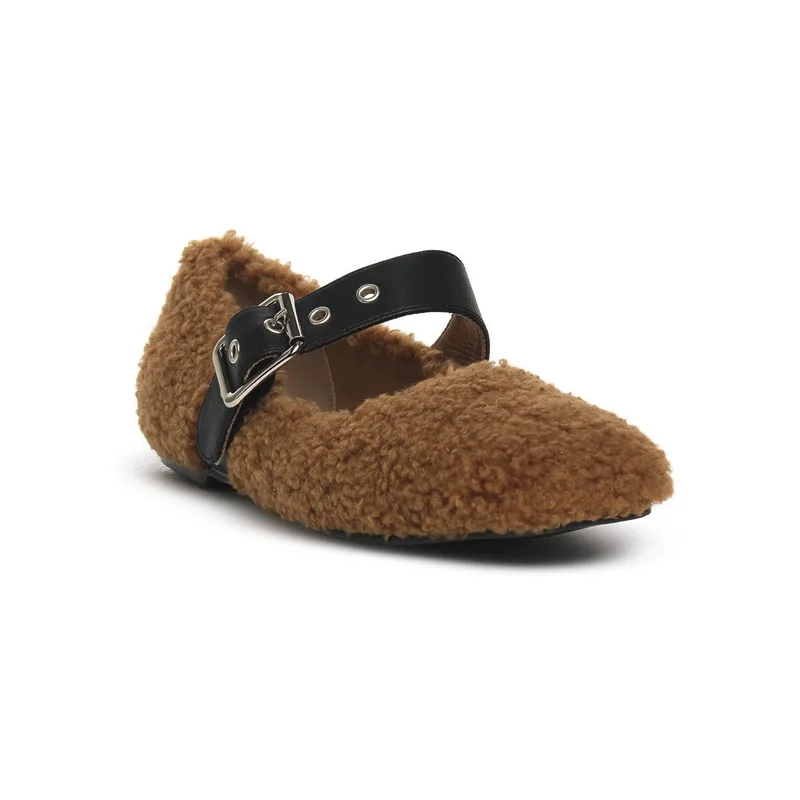 Μπαλαρίνες Hadel PELLICCIA CAMEL