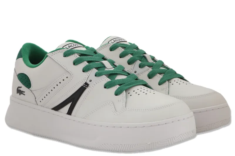 Sneaker Lacoste Leather 37-44SMA0117082-White-Green Ανδρικό