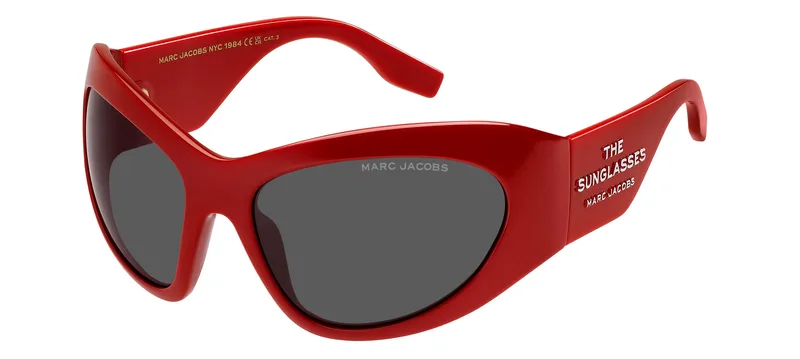 Marc Jacobs MARC773SC9A Women's Sunglasses — 62/18/120 mm, Red Frame, Grey Lenses (Category 3, UV400)