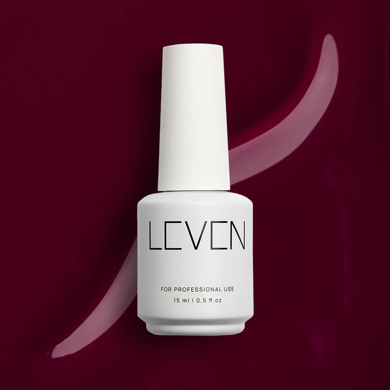 Leven | Ημιμόνιμο βερνίκι 15ml no. 387 Red Velvet