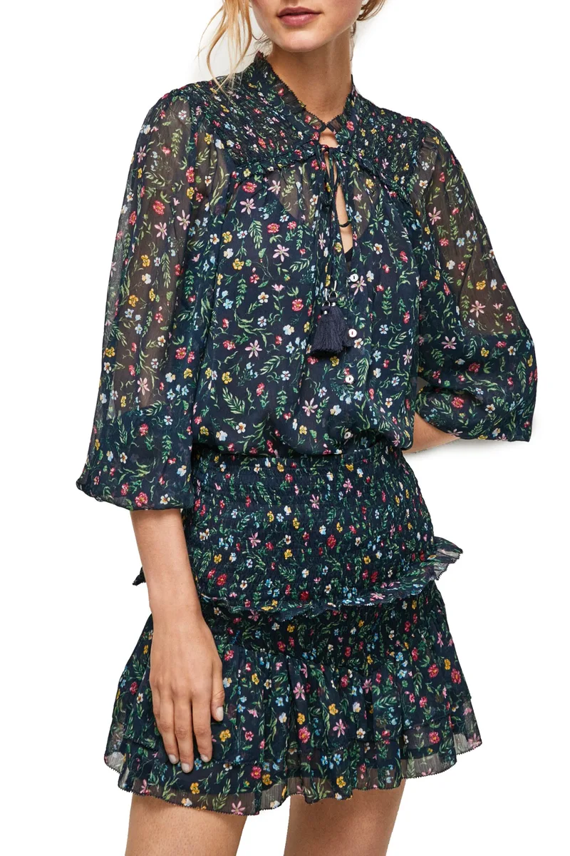 Πουκάμισο Μακρυμάνικο Pepe Jeans Gulsen Floral PL304294-594-DULWICH Γυναικείο