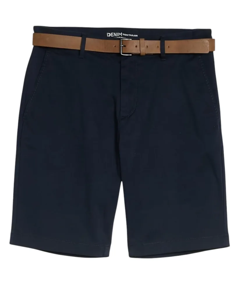 Tom Tailor Ανδρική Βερμούδα Regular Chino Shorts 1049707-10668 Μπλε