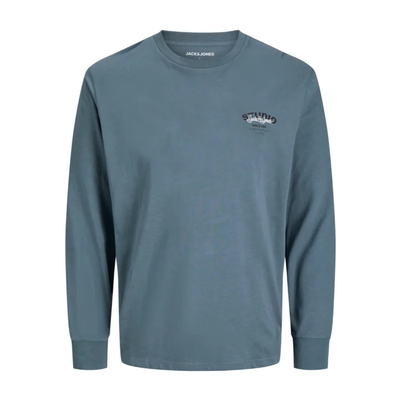 Jack & Jones "Yuki Tee",μακό μπλούζα με μεταξοτυπία - Storm
