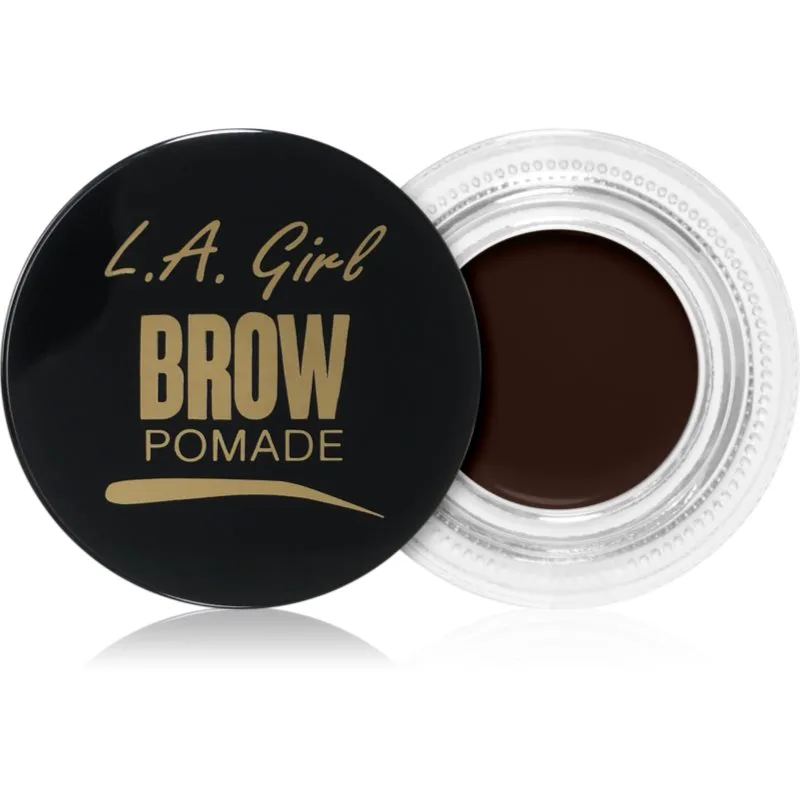 L.A. Girl Cosmetics Brow Pomade μυραλοιφή για τα φρύδια απόχρωση Dark Brown 3 γρ