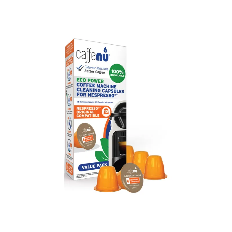 Κάψουλες καθαρισμού Nespresso Caffenu Valuepack - 10 τεμ.