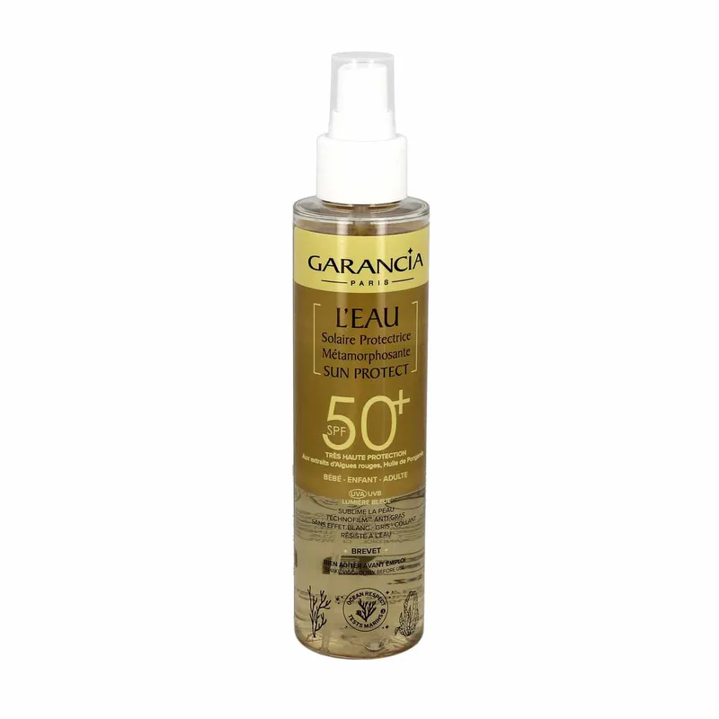 Garancia L'Eau Solaire Rouge Métamorphosante sun protection SPF50+ 150ml