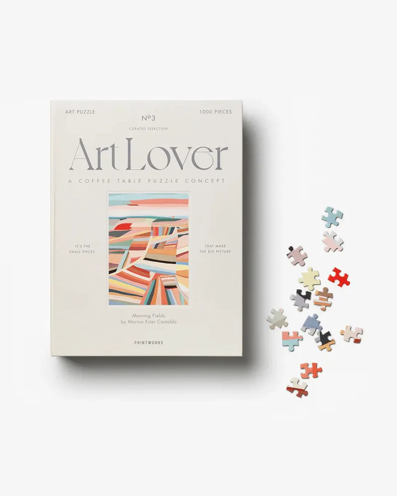 Art Lover Book Puzzle - Morning Fields, 1000 pcs