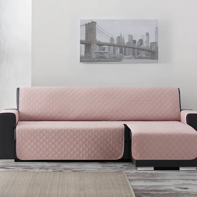 Σταθερά Καλύμματα Καναπέ Γωνία Universal Quilt - C/22 Ροζ - Γωνία 240cm